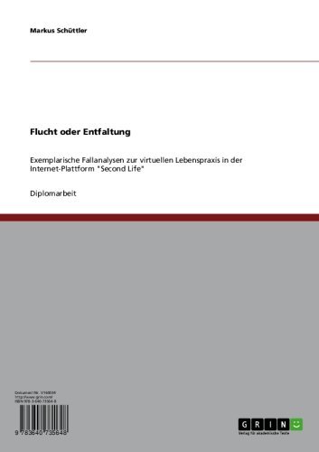 Flucht oder Entfaltung: Exemplarische Fallanalysen zur virtuellen Lebenspraxis in der Internet-Plattform 