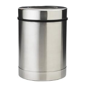 Stainless Steel Airtight Coffee Canister by Oggi