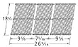 Stainless Steel Wire Cooking Grid for Kenmore, Outdoor Gourmet, BBQ Pro and Sams Grills