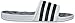adidas Men's Adissage 2.0 Slides Sandal, White/Black/White, 12