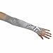 Soft Serenade Elbow Length Fingerless Gloves, Silver