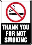 THANK YOU FOR NOT SMOKING (W/GRAPHIC) 10