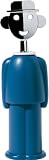 A di Alessi ""ALESSANDRO M."" Korkenzieher aus thermoplastischem Harz, blau und verchromtem Zamak