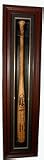 Single Bat Mahogany Cabinet Style Display Case