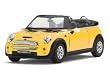 Die Cast Convert. Mini Cooper, Colors red, yellow, sky blue, silver.