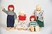 Caucasian Doll Family