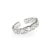 Eve's Addiction Narrow Sterling Silver Celtic Knot Toe Ring
