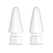 Jiunai Replacement Tips Compatible with Apple Pencil, iPencil Nibs 2 Pack for iPad Pro Pencil 1st and 2nd Generation 12.9 inch 11 inch 10.5 inch 9.7 inch White
