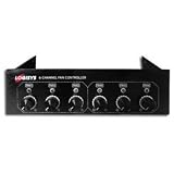 Logisys FP600BK 6 Channel Fan Controller 5.25 Bay Device