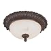 Tuscany Cognac Flush Mount Light Fixture