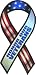 Holographic Honor Our Veterans Ribbon Magnet, Dimensions: 3 7/8" X 8"
