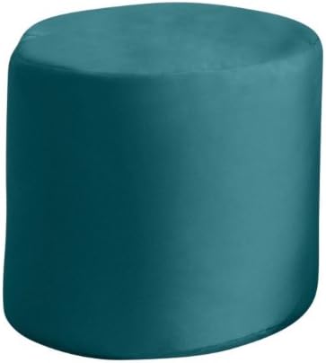 Paradise Cushions Indoor/Outdoor Round Pouf Cushion, Peacock