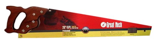 Great Neck N26S 26-Inch Hand Saw-Wood Handle and Chrome Nickel Steel Blade