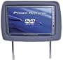 Power Acoustik HD-95GRDK Dual 9.5-Inch Pre-Installed Universal Headrests (Dark Gray)