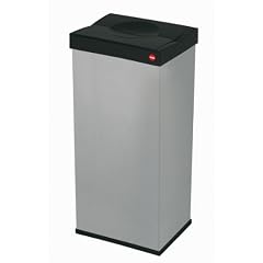 Hailo 6402-751 Gro�raum-Abfallbox mit Schwingdeckel Big-Box 60, silber