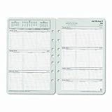 Classic Weekly Refill,2PPW,Jan.-Dec.,5-1/2x8-1/2,White, Sold as 1 each