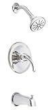 Danze D520155T Sheridan Single Handle Tub and Shower Trim Kit with 3 1/2-Inch Showerhead, Chrome by 