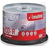 Buy 50-pack CDR 52X 80MB Spindle Surface Color Silver