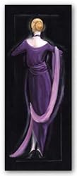 Matilde In Purple by Julia Hawkins 8"x20" Art Print Poster