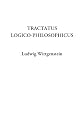Tractatus Logico-Philosophicus