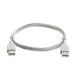 SANOXY USB 2.0 Cable, A Male To A Male, Beige, 3ft