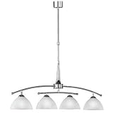 Honsel 74974 Pendelleuchte Prestige, mattnickel/ch