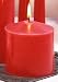 3X3 CRANBERRY SCENTED RED PALM WAX PILLAR CANDLE - Made In MACAU