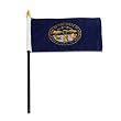 Nebraska Flag 4 x 6 inch