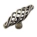 Large Oblong Metal Swirl Drawer Knobs - Set of 8