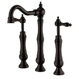 Belle Foret BFN37201ORB Montpellier Widespread Vessel Sink Faucet, Oil Rubbed Bronze