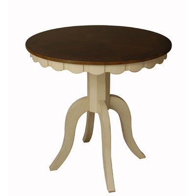 Cottage Counter Height Round Dining Table w Pedestal Base Cottage Counter Height Round Dining Table w Pedestal Base
