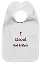 I Drool for Red & Black - Baby Bib