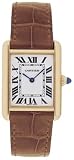 NEW CARTIER TANK LOUIS LADIES YELLOW GOLD WATCH W1529856