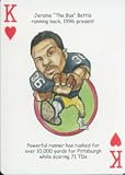Jerome Bettis Oddball Pittsburgh Steelers Playing Card
