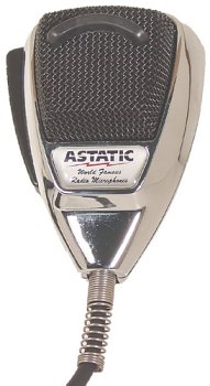 ASTATIC 302-10187 4-Pin Noise-Cancelling Microphone (Chrome)