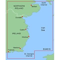 BlueChart Kartenmodul XEU481S Belfast to Waterford
