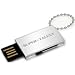Super Talent Pico Series B - USB flash drive - 8 GB - Hi-Speed USB - chrome