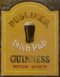 Art Poster Print - Dubliner Irish Pub - Artist: David Marrocco- Poster Size: 14 X 11