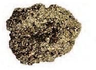 Huge Fool's Gold Chunk 2.25-3 Inch Pyrite Rock Gemstone w Info Card