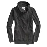 Burton Women's Premium Full-Zip Escape Hoodie - HEATHER TRUE BLACK L