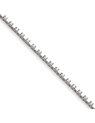 14k Gold White Gold Holds 28 2.1mm Stones 1.09ct Squared Tennis Bracelet Mountin