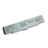 Laptop Battery for Sony Vaio PCG VGN-AR VGN-CR VGN-NR VGN-SZ Series, PN: VGP-BPS9 VGP-BPS9A/B VGP-BPL9 (Silver)