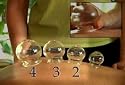 Massage 3 Piece Glass Cupping Set