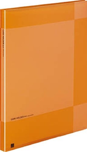 KOKUYO F-WFP106YR カードホルダー<WiLL STATIONERY ACTIC>固定式A4縦400名収容橙