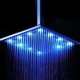 Buy 16 x 31 inch Stainless Steel Shower Head with Color Changing LED Light by Max