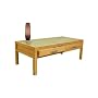 ASPEN FROST - Solid Wood & Glass Storage Coffee Table