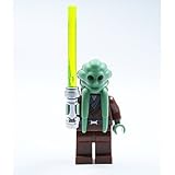 Lego Star Wars Mini Figure - Jedi Kit Fisto with Lightsaber (Approximately 45