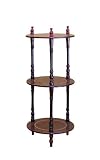 3 Tier shelves in Cherry Finish
