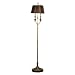 Mario Lamps 03F990 2 Light Floor Lamp, Antique Brass