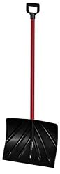 Ames True Temper 1573700 18-Inch Poly Snow Shovel With Steel Handle